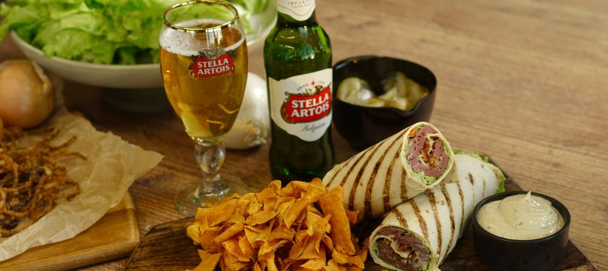 Roast beef vefja